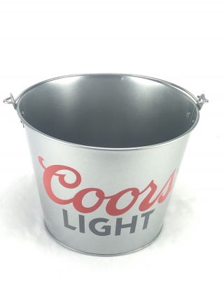Buy 1 Get 1 Coors Light/texas Longhorns Beer Metal Ice Bucket With Handle