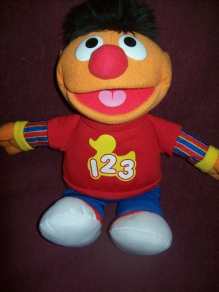 Sesame Street Ernie - Talking And Singing - 14 Inches - Hasbro 2010 - Pre - Owned