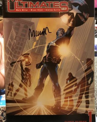 Signed The Ultimates Comic 1 By Writer Mark Millar