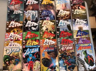 30 The All Atom Complete Set 1 - 25,  5 Comics Specials Giant Size Dc (at02)