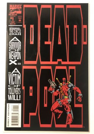 Deadpool 1 - 4 The Circle Chase (marvel,  1993) 1st Self Titled Series