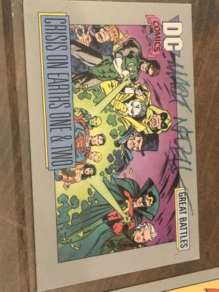 Green Lantern Creator MARTIN NODELL HAND - DRAWN SKETCH & DC Cards Signed Art 5