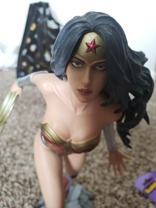 Wonder Woman Statue Fantasy Figure Gallery DC Comics By Luis Royo Yamato USA 4