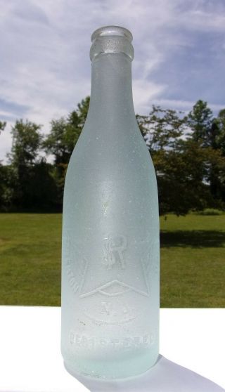 The Ultimate Sea Glass,  Whole 100 Year Old Soda Bottle Star Bottling Co Trenton