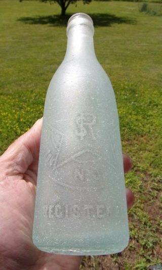 The Ultimate Sea Glass,  Whole 100 Year Old Soda Bottle STAR BOTTLING CO TRENTON 2