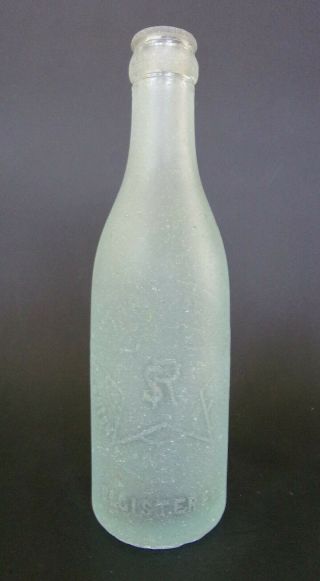 The Ultimate Sea Glass,  Whole 100 Year Old Soda Bottle STAR BOTTLING CO TRENTON 3