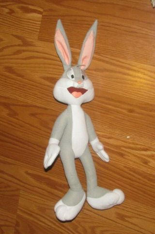 Looney Toons Bugs Bunny Plush 18 " Doll Warner Bros Cartoon Tv Show