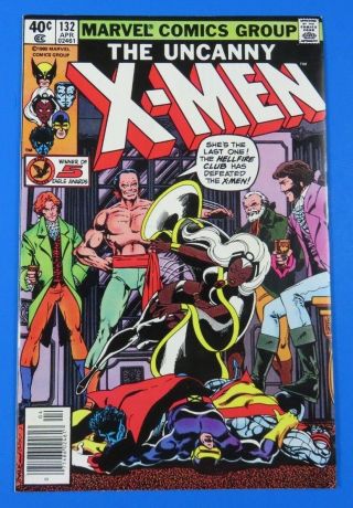 Uncanny X - Men 132 1st Hellfire Club Marvel 1980 Vf,  /nm