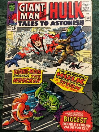 Marvel Comics Tales To Astonish 63 - Jan.  1965,  Lee Ditko Leader Continues