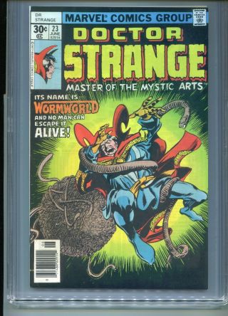 Dr Doctor Strange 23 CGC 9.  6 (1977) White Pages Only 5 Higher @ 9.  8 2