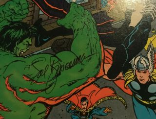 Incredible Hulk 300 Signed Sal Buscema Spider - Man Avengers Captain Marvel NM 2