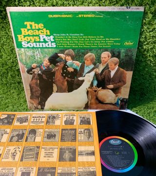 Beach Boys Pet Sounds 1966 •1st Press• Very Rare Duophonic Bliss Pop Genius