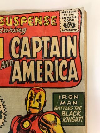 Tales Of Suspense 59 Marvel Comics 1964 Iron Man Captain America Classic Cover 3