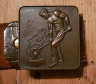 Charlotte Foundry And Pipe Company Bronze Belt Buckle