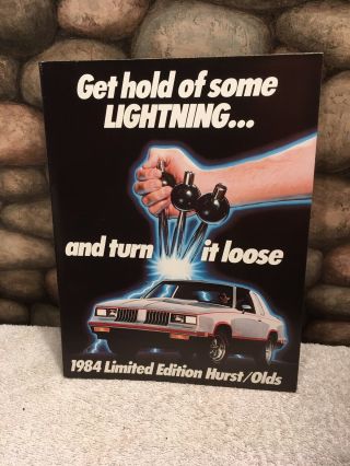 1984 Hurst Olds Brochure/oldsmobile Fold Out Poster