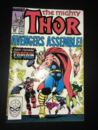 The Mighty Thor 390 (vf, ) 1st Time Captain America Wields Thor 