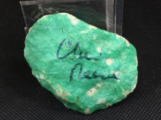 Christopher Reeve Signed Autographed Kryptonite Prop W/ Photo Signing - 1ofakind