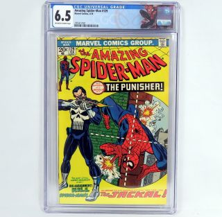 Marvel Comics Spider - Man 129 Cgc 6.  5 1st Punisher Jackal Romita 1974