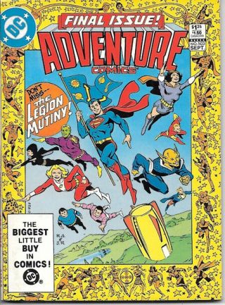 Adventure Comics Comic Book Digest 503 Dc Comics 1983 Near Unread
