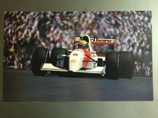1994 Ayrton Senna’s Marlboro Mclaren Formula 1 Print,  Picture,  Poster,  Rare L@@k