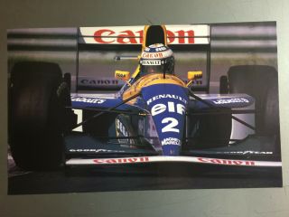 1994 Alan Prost’s Canon Renault F1 Race Car Print,  Picture,  Poster Rare L@@k
