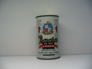 Bavarian Old Style Lager Flat Top Beer Can,  Zealand,  Auckland