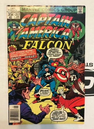Captain America And Falcon 217 First Quasar Fn Hot Book