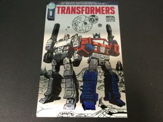 Idw Transformers 1 Numbered Metal Edition Con Exclusive Comic 555 Out Of 750