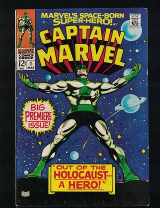 Captain Marvel 1968 Comic Book 1 Mn
