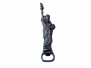 Solid Cast Brass Statue Of Liberty Bottle Opener With Oil Rubbed Bronze
