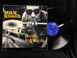 Max Roach - Deeds,  Not Words - Riverside 12 - 280 - Mono Dg