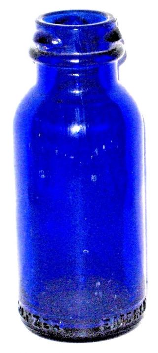 Vintage Cobalt Blue Bromo - Seltzer 4 " Emerson Baltimore M10