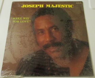 Rare Joseph Majestic Make Way Love Modern Soul Boogie Lp Private Label