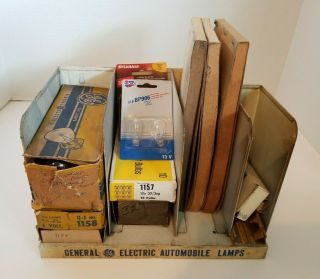 Vintage General Electric Automobile Lamp Display - 1950 