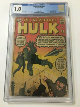 Incredible Hulk 4 - 09/1962 - Cgc 1.  0