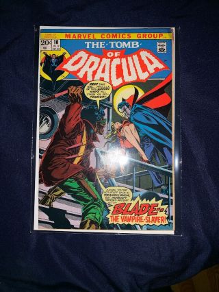 Tomb Of Dracula 10 (jul 1973,  Marvel) First Appearance Of Blade.