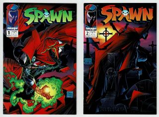 Spawn 1 & 2 - 1992 Image Comics - Mcfarlane 1st Appearance