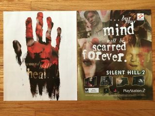 Silent Hill 2 Playstation 2 Ps2 Konami 2001 Video Game Poster Ad Art Print