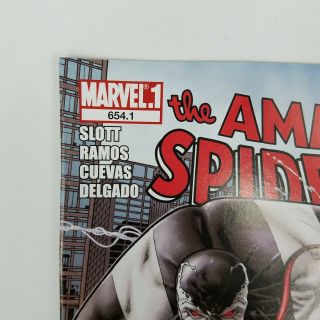 Spider - Man 654.  1 1ST Appearance Flash Thompson as Venom 2