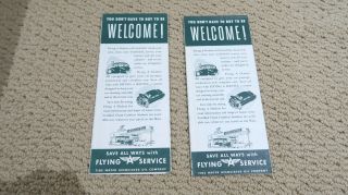 Two Vintage Flying A Gas Road Maps of Portland and Seattle Circa 1960s 2