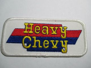 Heavy Chevy Patch Very Cool.  Vintage,  Nos 4 3/8 X 2 Inches