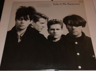 Echo And & The Bunnymen Self Titled Lp Nm Promo Tour Flexi And Press Sheet
