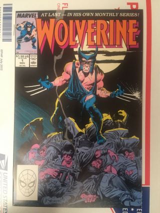 Wolverine 1 2 3 Marvel Comic 1988 1st Patch Silver Samurai Jess Drew Key Issue
