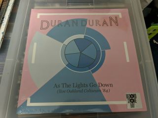 Duran Duran As The Lights Go Down Live Rsd 2019 Pink Blue Colored Etched Vinyl