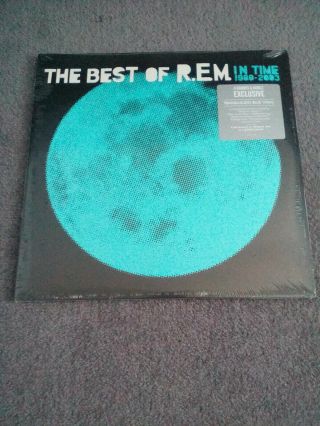 R.  E.  M - In Time The Best Of Clear Blue Us Exclusive Vinyl 2 Lp