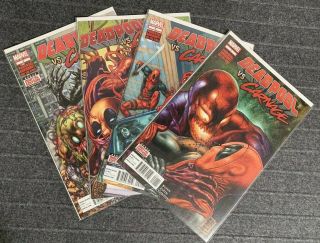 Deadpool Vs Carnage 1 - 4 Full Set First Prints [marvel Comics,  2014]
