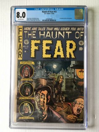 Haunt Of Fear 12 Cgc 8.  0 Ec Comics 1952 Graham Ingels Jack Davis Pre Code Horror