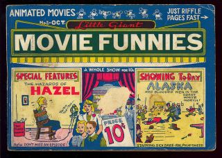 Little Giant Movie Funnies 2 Rare “gerber 8” Centaur Comic 1938 Vg -