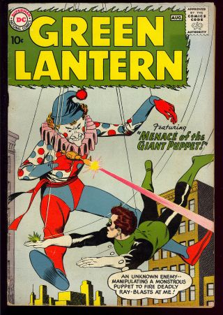 Green Lantern 1 Silver Age First Issue Dc Comic 1960 Vg -