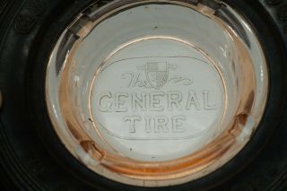 Vintage Tire Ashtray The General Tire Balloon The Blowout Proof Tire. 2